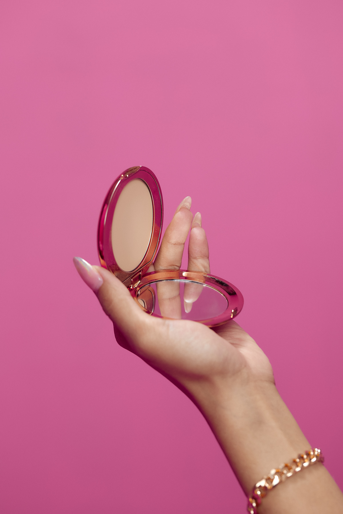 Hand Holding Mirror